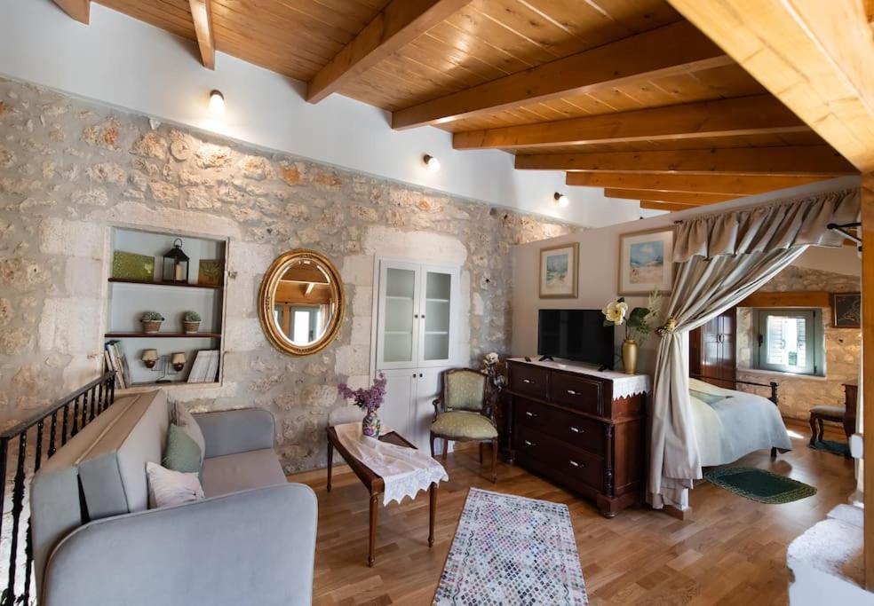 Вілла La Casa Di Bella A Tradional Stone House With Barbecue Karia  Екстер'єр фото